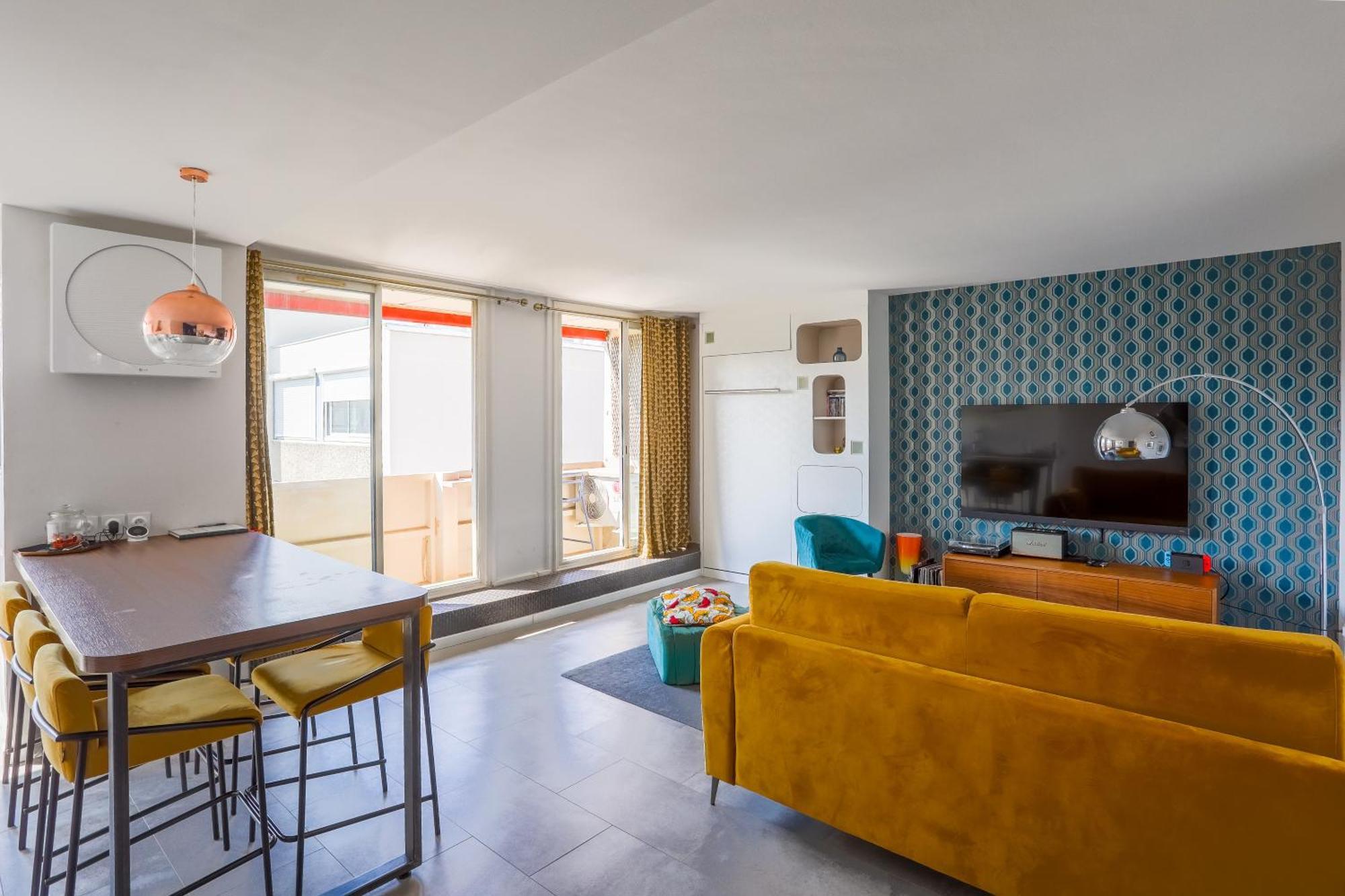 Lyon Premium - Happy 70'S Apartment วีเลอร์บาน ภายนอก รูปภาพ